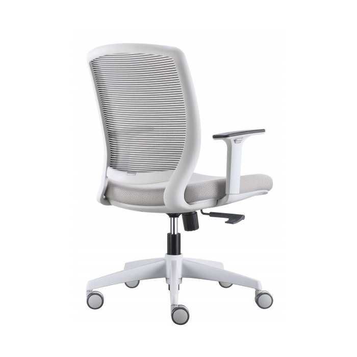 Silla Operativa ergonómica Luna Grey de Vincolo brazos regulables