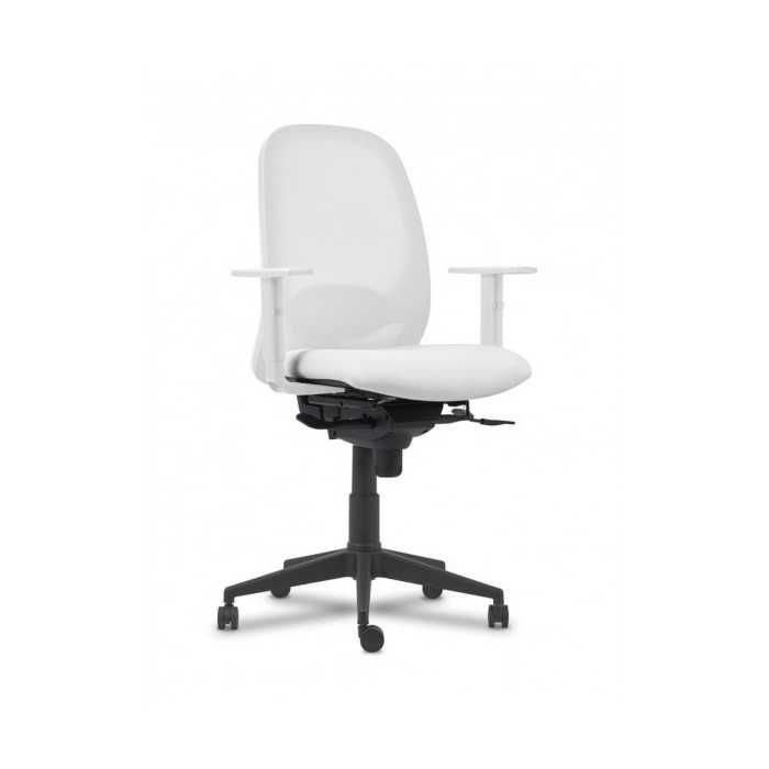 Silla Operativa ergonómica Adara White de Vincolo brazos regulables Silla Operativa ergonómica Adara White de Vincolo brazos regulables
