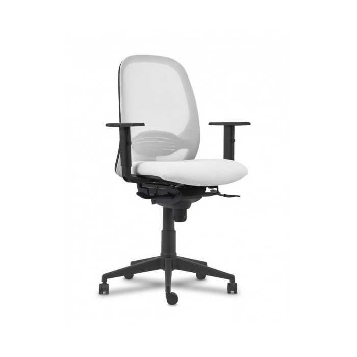 Silla ergonómica de oficina modelo Adara negra de Vincolo, brazos regulables Silla ergonómica de oficina modelo Adara negra de Vincolo, brazos regulables