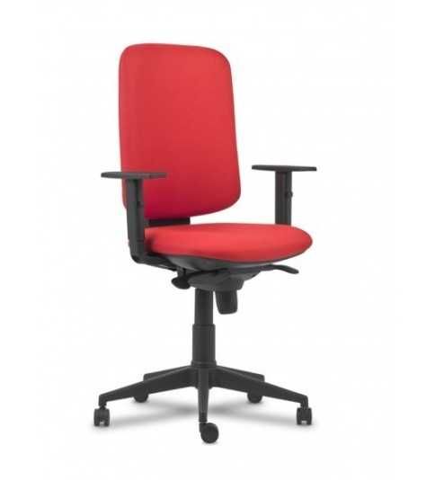 Silla Operativa ergonómica Elina Sincro de Vincolo brazos regulables y base negra Silla Operativa ergonómica Elina Sincro de Vincolo brazos regulables y base negra