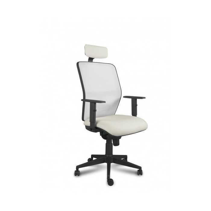 Silla ergonómica de oficina modelo Kerry de Vincolo, con cabezal, brazos regulables Silla ergonómica de oficina modelo Kerry de Vincolo, con cabezal, brazos regulables
