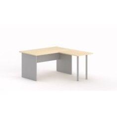 Mesa de oficina serie TONO T3 con ala DE Mobel Linea