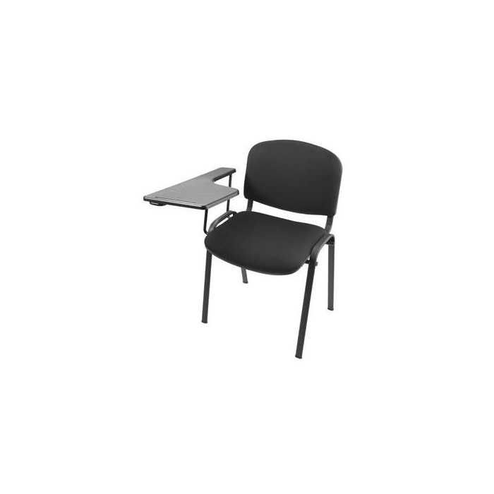 Silla confidente ISO tapizada con pala XL abatible
