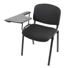 Silla confidente ISO tapizada con pala XL abatible Silla confidente ISO tapizada con pala XL abatible