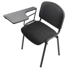 Silla confidente ISO tapizada con pala XL abatible Silla confidente ISO tapizada con pala XL abatible