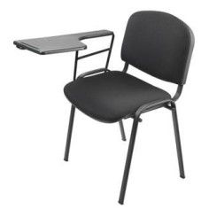 Silla confidente ISO tapizada con pala XL abatible Silla confidente ISO tapizada con pala XL abatible