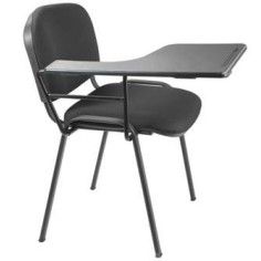 Silla confidente ISO tapizada con pala XL abatible Silla confidente ISO tapizada con pala XL abatible