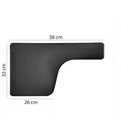 Silla confidente ISO tapizada con pala XL abatible Silla confidente ISO tapizada con pala XL abatible