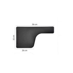 Silla confidente ISO tapizada con pala XL abatible Silla confidente ISO tapizada con pala XL abatible