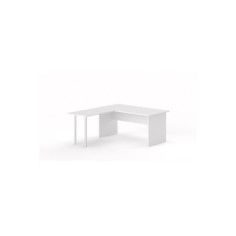 Mesa de oficina serie TONO T3 con ala en blanco
