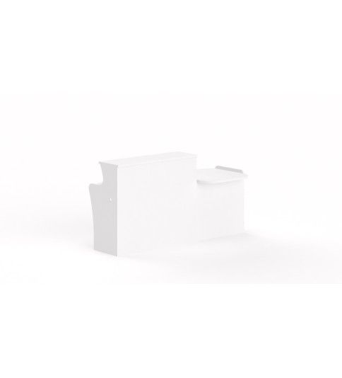 Mostrador de recepción ROCK + movilidad reducida, varios acabados