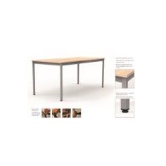 Mesa colectividad rectangular estructura perimetral serie DAI fondo 70 cm Mesa colectividad rectangular estructura perimetral serie DAI fondo 70 cm