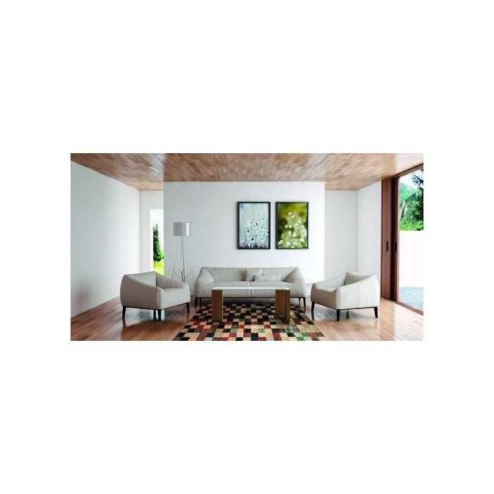 Mesa sala de espera de cristal MARINA, 4 patas rectangulares de madera, medida 110x60 cm Mesa sala de espera de cristal MARINA, 4 patas rectangulares de madera, medida 110x60 cm