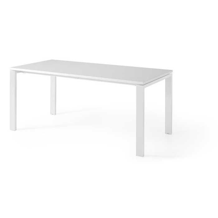 Mesa de oficina PORTICO, estructura metálica 4 patas, varios colores y medidas Nacional SJG - 11