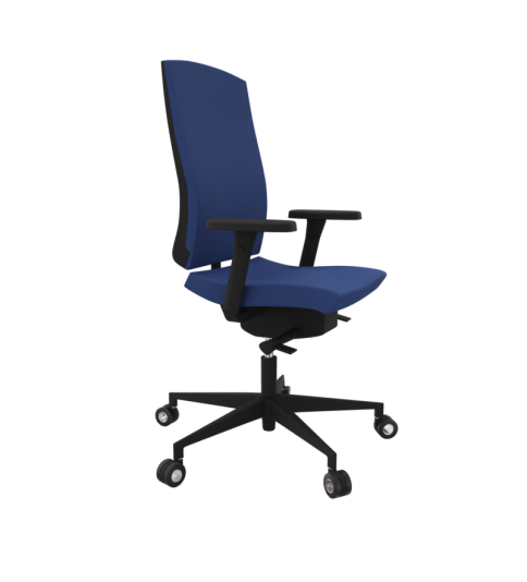 Silla ergonómica modelo Flexa uso 24 horas de Dileoffice con brazos regulables 4D negros Silla ergonómica modelo Flexa uso 24 horas de Dileoffice con brazos regulables 4D negros