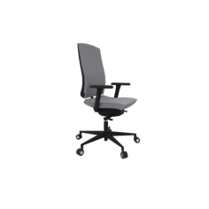 Silla ergonómica modelo Flexa uso 24 horas de Dileoffice con brazos regulables 4D negros