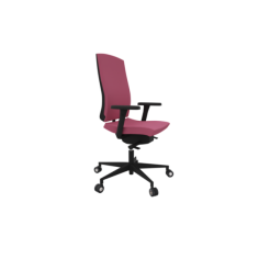 Silla ergonómica modelo Flexa uso 24 horas de Dileoffice con brazos regulables 4D negros