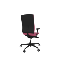 Silla ergonómica modelo Flexa uso 24 horas de Dileoffice con brazos regulables 4D negros