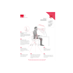 Silla ergonómica modelo Flexa uso 24 horas de Dileoffice con brazos regulables 4D negros