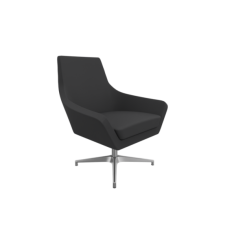 Silla sala espera TALIA, respaldo bajo, 4 radios