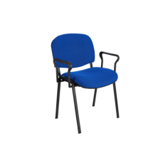 Silla confidente tapizada ISO, con brazos Silla confidente tapizada ISO, con brazos