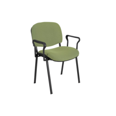 Silla confidente tapizada ISO, con brazos Silla confidente tapizada ISO, con brazos
