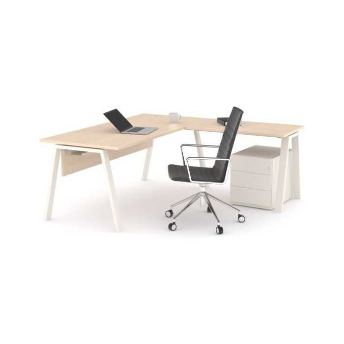Mesa de oficina modelo kompas con ala