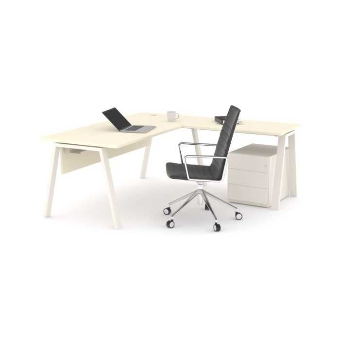 Mesa de oficina modelo kompas con ala