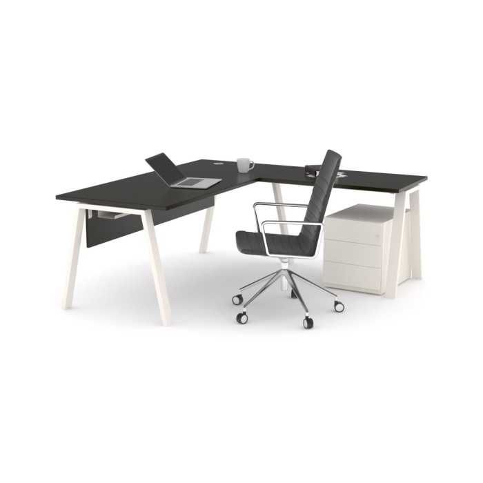Mesa de oficina modelo kompas con ala