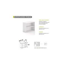 Armario de oficina bajo sin puertas OH Office