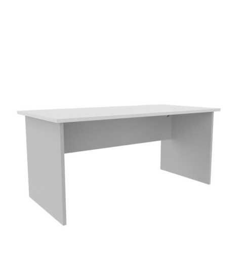 Mesa de oficina serie TONO T3, estructura y faldón en plata, varias medidas disponibles Mesa de oficina serie TONO T3, estructura y faldón en plata, varias medidas disponibles