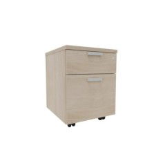 Cajonera de oficina con ruedas cajón y archivo serie OH Systems Estructura plata