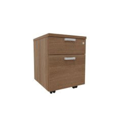 Cajonera de oficina con ruedas cajón y archivo serie OH Systems Estructura plata