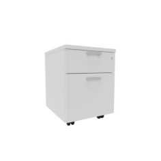 Cajonera de oficina con ruedas cajón y archivo serie OH Systems Estructura plata