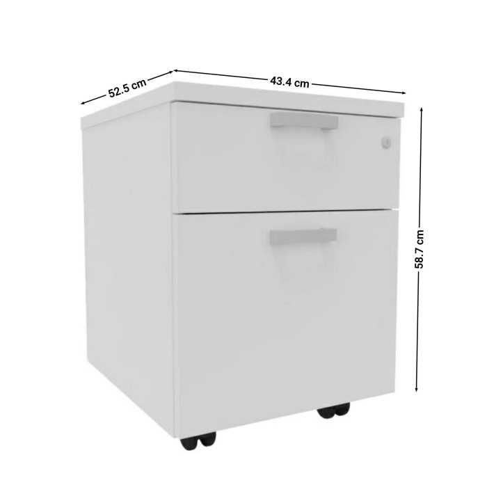 Cajonera de oficina con ruedas cajón y archivo serie OH Systems Estructura plata Cajonera de oficina con ruedas cajón y archivo serie OH Systems Estructura plata