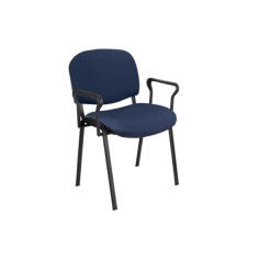 Silla confidente tapizada ISO, con brazos Silla confidente tapizada ISO, con brazos