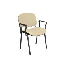 Silla confidente tapizada ISO, con brazos Silla confidente tapizada ISO, con brazos