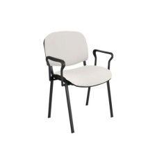 Silla confidente tapizada ISO, con brazos Silla confidente tapizada ISO, con brazos