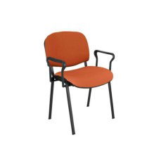 Silla confidente tapizada ISO, con brazos Silla confidente tapizada ISO, con brazos