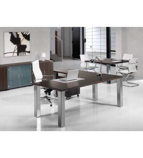 Mesa de despacho SELVA con ala y faldón Mesa de despacho SELVA con ala y faldón