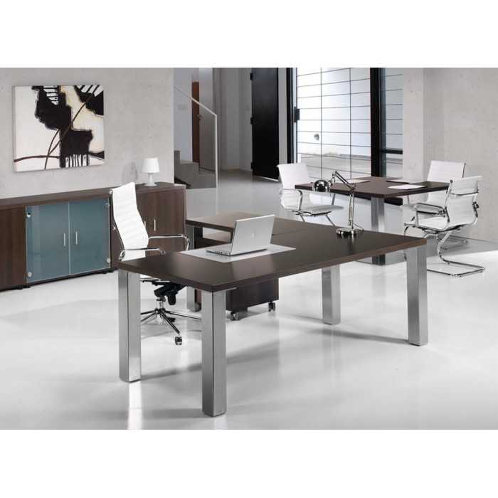 Mesa de despacho SELVA con ala y faldón Mesa de despacho SELVA con ala y faldón
