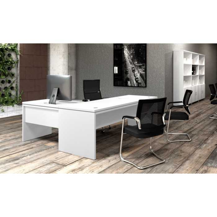 Mesa de despacho COLINA con ala de Euromof Mesa de despacho COLINA con ala de Euromof