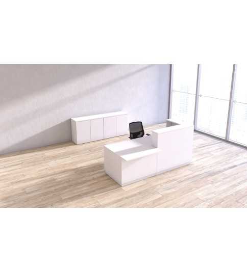 Mostrador de recepción Terminación izquierda ZETA PLUS + minusválido Mostrador de recepción Terminación izquierda ZETA PLUS + minusválido