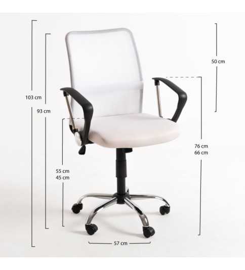 Sillón de oficina KUSS Blanca Sillón de oficina KUSS Blanca