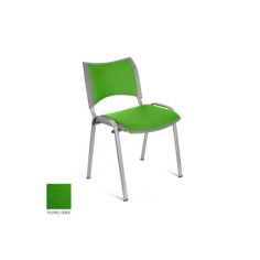 Silla confidente ISO Smart Tapizada, patas grises Silla confidente ISO Smart Tapizada, patas grises
