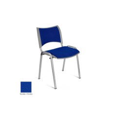 Silla confidente ISO Smart Tapizada, patas grises