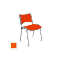 Silla confidente ISO Smart Tapizada, patas grises Silla confidente ISO Smart Tapizada, patas grises
