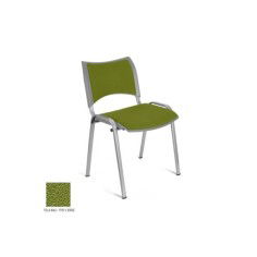 Silla confidente ISO Smart Tapizada, patas grises Silla confidente ISO Smart Tapizada, patas grises