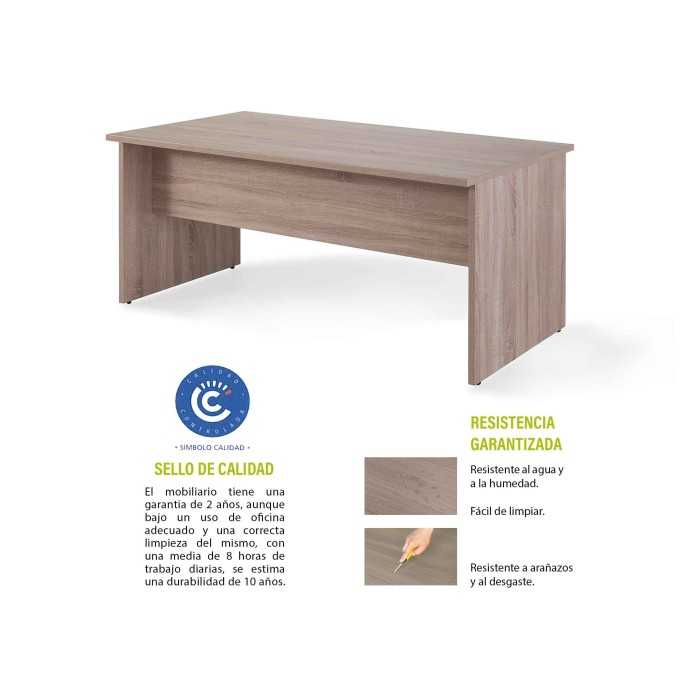 Mesa 120 x 60 cm de oficina Serie COLOR acabado Olmo Mesa 120 x 60 cm de oficina Serie COLOR acabado Olmo