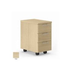 Cajonera Estrecha de oficina 3 Cajones OH SYSTEM de Mobel Linea Monocolor
